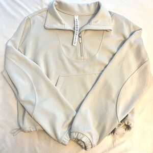 Brushed Softstreme Ribbed Half Zip